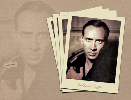 Nicolas Cage - male, pretty eyes, actor, people