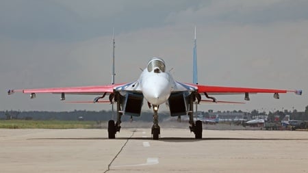 Su-27 - aircraft, flanker, sukhoi, jet, russia, su, plane