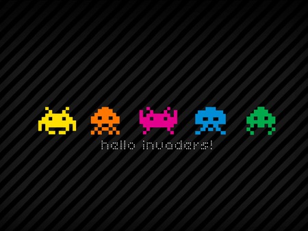 Space Invader - space, game, invader, video