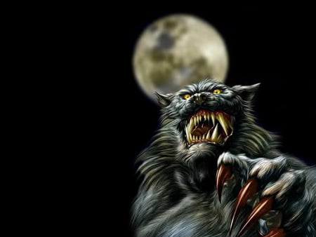 Werewolf - werewolf, creature, fantasy, dark