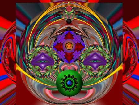 Deep Thought - fractal, abstract, collage, 3d, eye candy