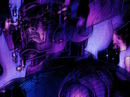 Galactus - purple, comics, siver surfer, marvel