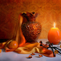 orange still life