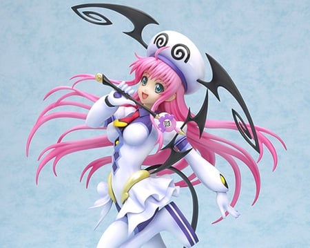 Lala â™¥ - female, hot, hat, wings, anime girl, to love ru, figure, anime, cute, sexy, girl, lala, long hair, pink hair, wing, uniform, smile, dress