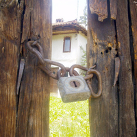 Locked house