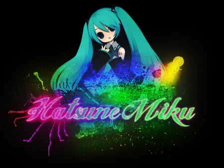 Chibi Hatsune Miku - hatsune, chibi manga, hatsune miku, colors