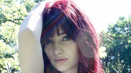 Pure Sunlight - face, people, red, beautiful, hair, model