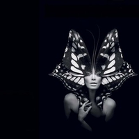 WOMAN BUTTERFLY