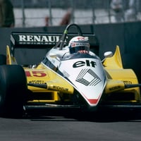 Alain Prost at Long Beach