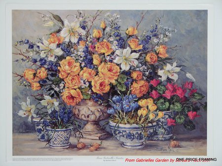 Flowers Of Summer - bowls, blooms, summer, variety, colours, floral, flowers, porcelain, containers