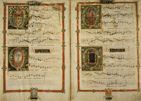 Old Partiture - paper, pergamine, music, old, antique, tenor, concert