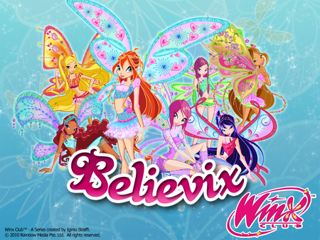 Winx club - roxy, flora, bloom, aisha, stella, musa, tecna