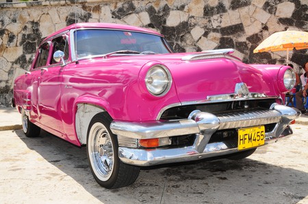 vintage - cuban, vintage, pink, classic, awesome