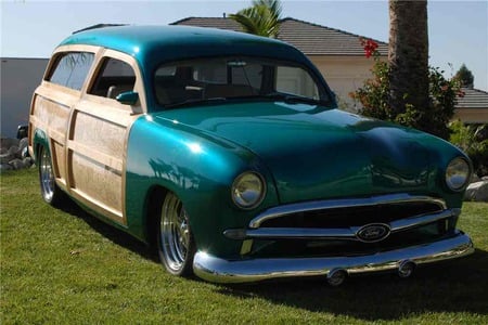 50 Ford Woody Station Wagon - dodge, ford, chrysler, chevy