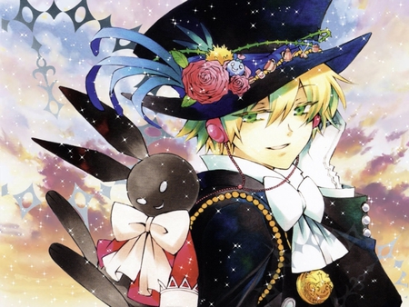 pandora hearts - rabbit, pandora hearts, alice, oz bezarius, seal