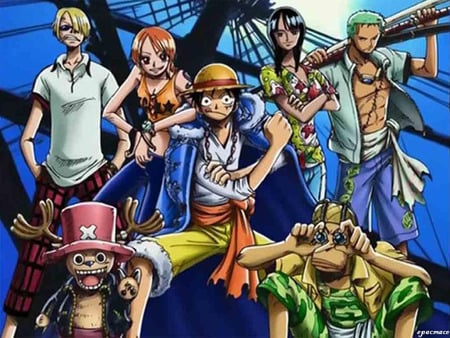 One Piece Walpaper - sanji, robin, one piece, chopper, zorro, luffy, usop