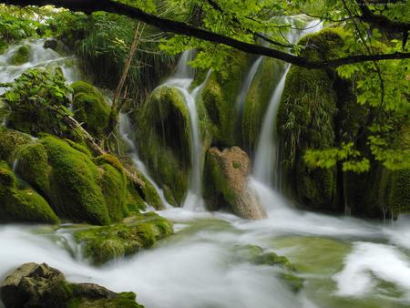 Waterfall - beauty, nature, waterfall, rocks