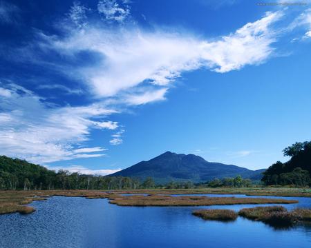 Lagoa Azul - lake, nature, blue, sky