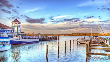 Boats - boats, beautiful, sky, other