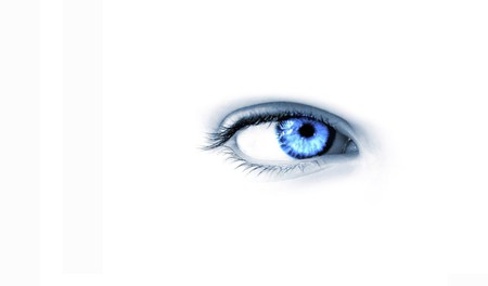 abstract,blue eye,white background - white background, abstract, 3d cg, blue eye