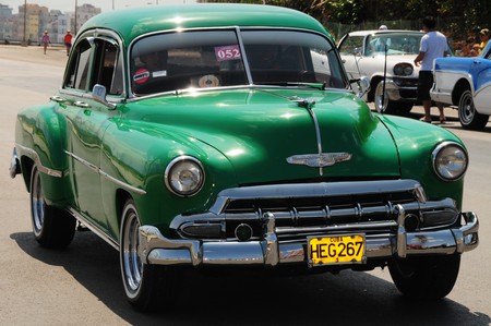 cuban car - car, cuban, classic, old