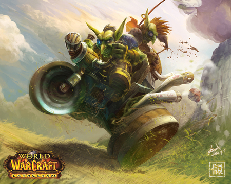 Cataclysm goblin racers - wow, king, lich, warcraft