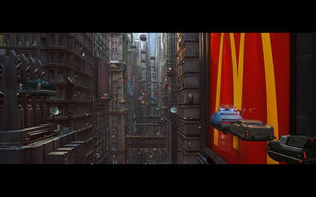 mcdonalds in the future - movie, bruce willis, future, the fith element