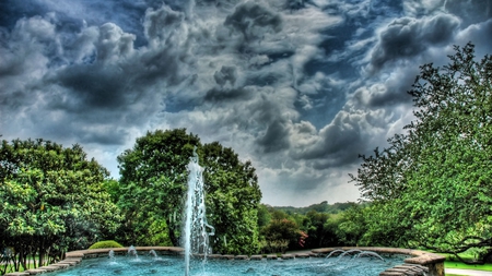 Fountain - architecture, water, fountain, beautiful