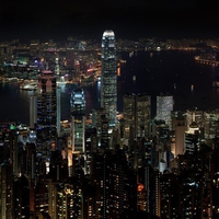 Hong Kong Night Skyline