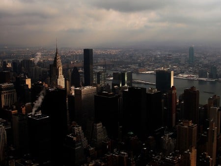 New York - new, york, view, landscape