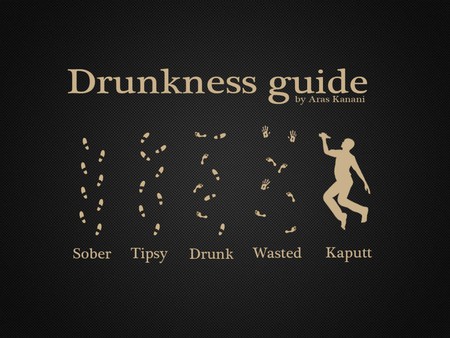 Drunkness Guide - black, drunkness, funny, guide, dark