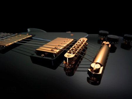 Beautiful Guitar - instruments, guitar, beautiful, music, black