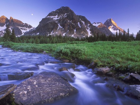 Mount Assiniboine - mount, mountains, landscape, assiniboine