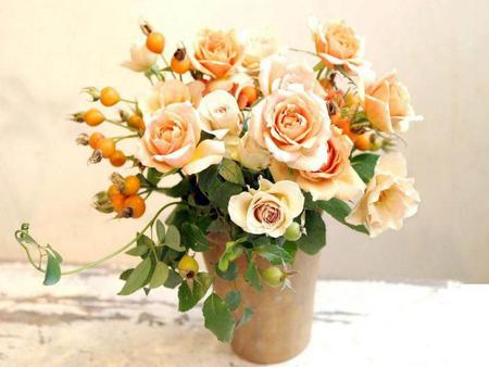 Elegant bouquet - bouquet, still life, rose, pretty