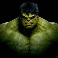 CGI Image of the Hulk.