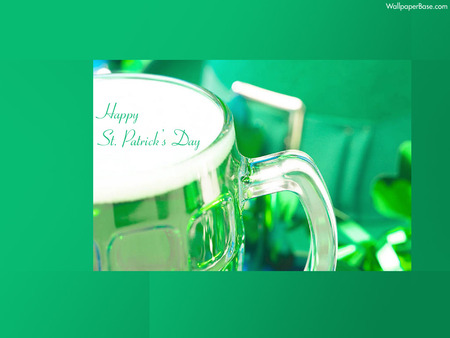 Green Beer - beer, holiday, green, mug, st patricks