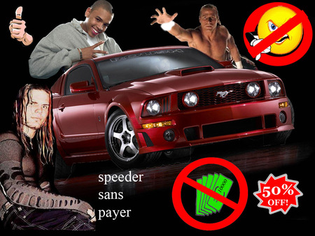 jeff hardy mustang HBK  - jeff hardy mustang hbk