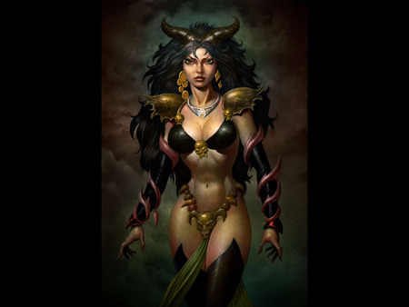 Demona - girl, fantasy, demona, female