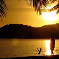 Sunset On The Beach