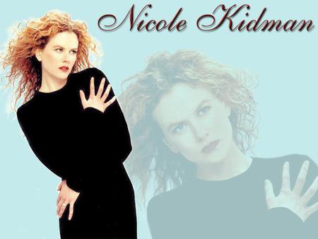 Nicole Kidman - hands, black dress, actress, female, eyes, red hair