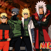 Naruto,kakashi,giraya,3 4 hokage