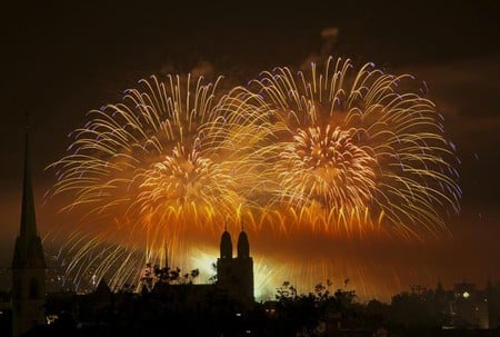 Beautiful Firework - picture, cool, firework, beautiful