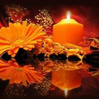 Autumn candle