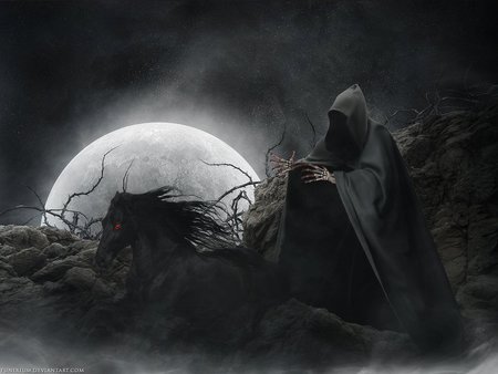 The Summoner - death, black, cool, 3d