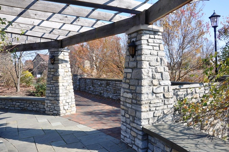 A Park In Ohio - shade, fall, stone, cold