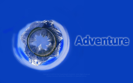 Adventure - swirl, adventure, blue, dark