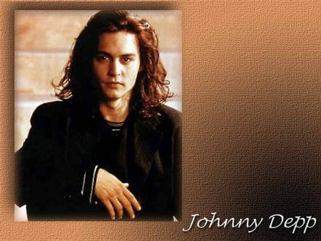 Johnny Depp - male, handsome, actor, great hair, black dress, cute eyes, sexy