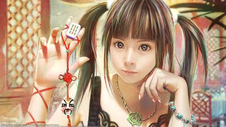 Hi! - abstract, i-chen lin, anime, beautiful, girl, ichen, angel, lovely, cool, dream, cg, fantasy, fairy, cute, 3d, art