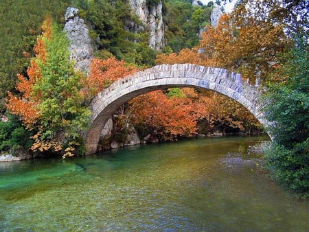 Colors of Autumn - river, picture, beautiful, autumn, colors