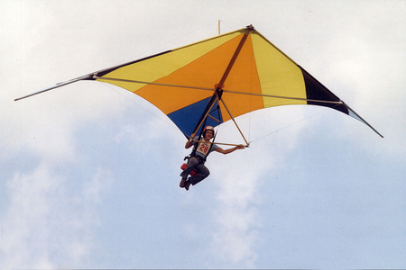 Racing Glider - kite, sky, racing glider, stunt